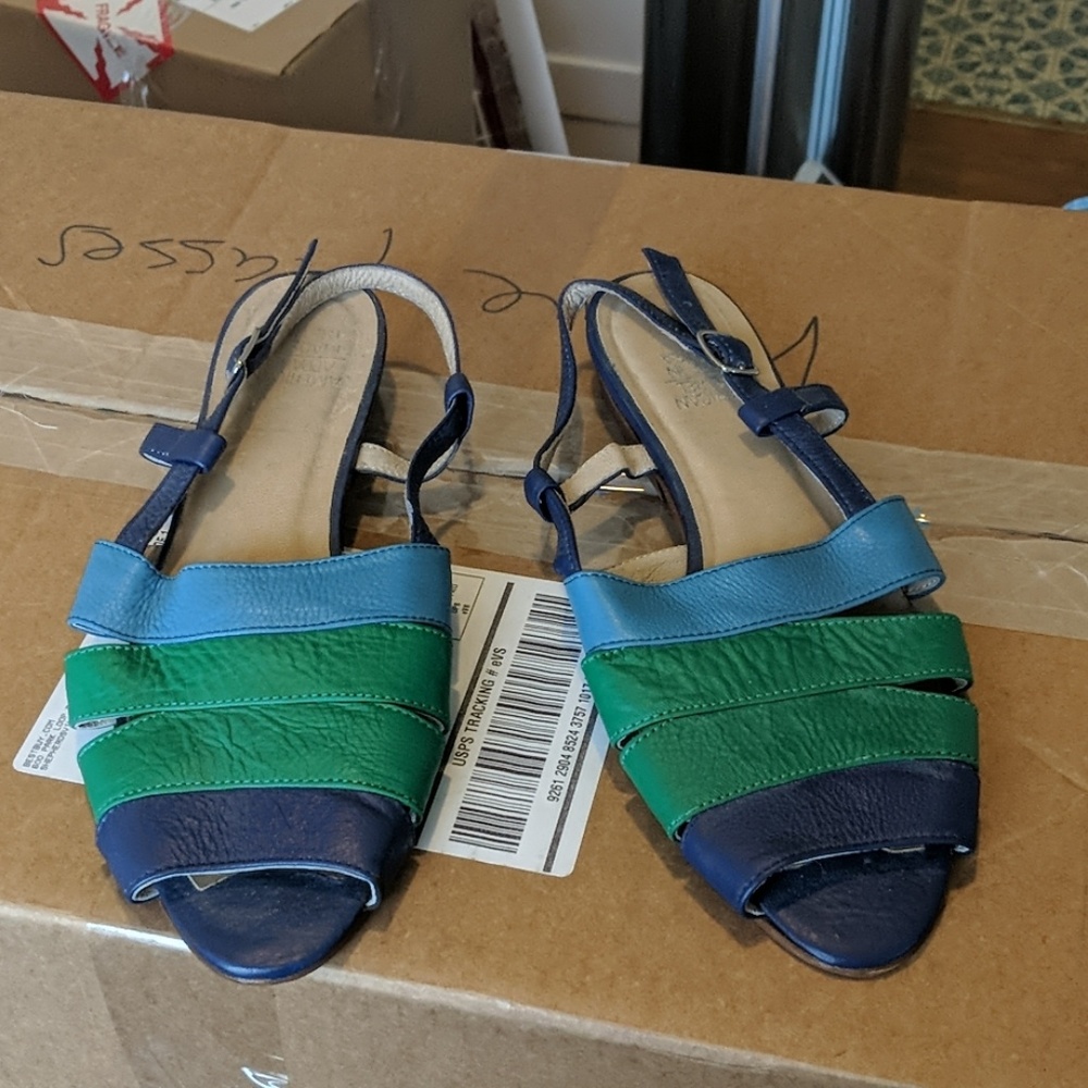 American apparel leather sandals